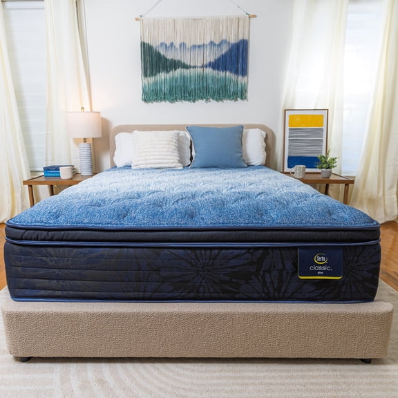 Serta Classic Plus Heather Ridge Pillow Top Mattress (Available in Medium and Plush)