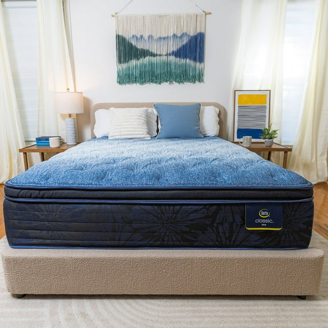 Serta Classic Plus Heather Ridge Pillow Top Mattress (Available in Medium and Plush)