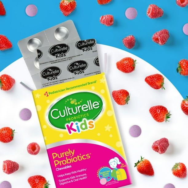 Culturelle Kids Purely Probiotics Chewable Tablets, 60 ct