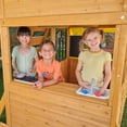 thumbnail image 9 of KidKraft Overland Heights Wooden Swing Set with Monkey Bars, 9 of 12