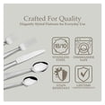 thumbnail image 6 of Wallace 20-Piece 18/10 Stainless Steel Flatware Set, Service for 4, 6 of 9