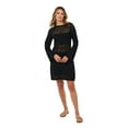 thumbnail image 1 of Edited by Remi Bader Long Sleeve Crochet Mini Dress, 1 of 11