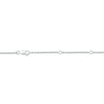 thumbnail image 5 of 1.00 CT. T.W. Round Cut Diamond Semi Tennis Necklace in 14K Gold, 5 of 8