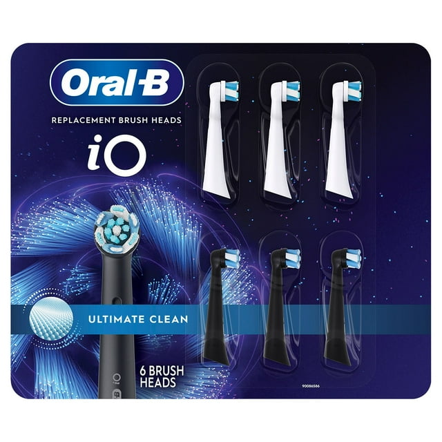 Oral-B iO Series Electric Toothbrush Replacement Brush Heads, Ultimate Clean 6 ct.