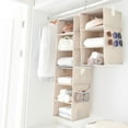 thumbnail image 2 of We Think Storage Set of 4 Attachable Three-Shelf Hanging Closet Organizers, Assorted Colors, 2 of 6