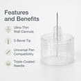 thumbnail image 4 of Member's Mark Pen Needles 32G x 4mm, 100 ct., 4 of 5