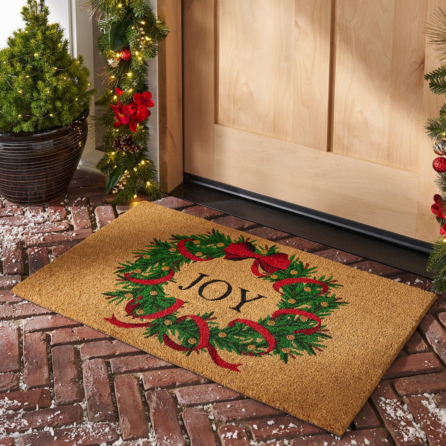 Member's Mark Holiday Coir Doormat, 36