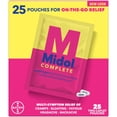 thumbnail image 1 of Midol Complete On The Go Caplets for Menstrual Pain Relief, 50 count, (25 packs of 2), 1 of 10
