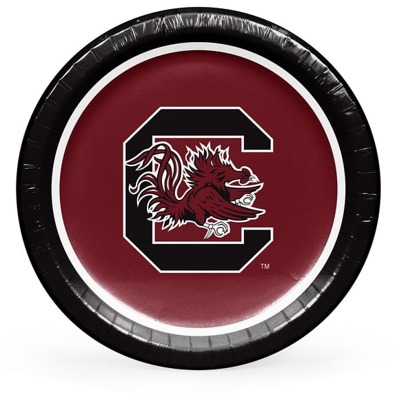 Collegiate Round Paper Plates, 10", 85 ct., Choose Your Team