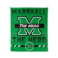 thumbnail image 1 of Logo Brands Marshall Thundering Herd 60"x70" Super Plush Blanket, 1 of 7