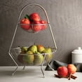 thumbnail image 1 of Tramontina 2- Tiered Stainless Steel Fruit Basket, 1 of 5