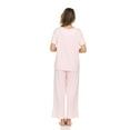 thumbnail image 2 of Flora Nikrooz 2-Piece Short Sleeve and Capri Pajama Set, 2 of 8