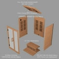 thumbnail image 13 of Backyard Discovery 2-Person Cedar Wood Indoor Infrared Sauna with Red Light Therapy & Chromotherapy, 13 of 13