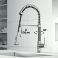 thumbnail image 5 of VIGO Pull-Out Spray Kitchen Faucet, Chrome Finish, 5 of 16