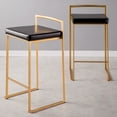 thumbnail image 1 of Fuji Contemporary Counter Stools, Assorted Colors (Set of 2), 1 of 8