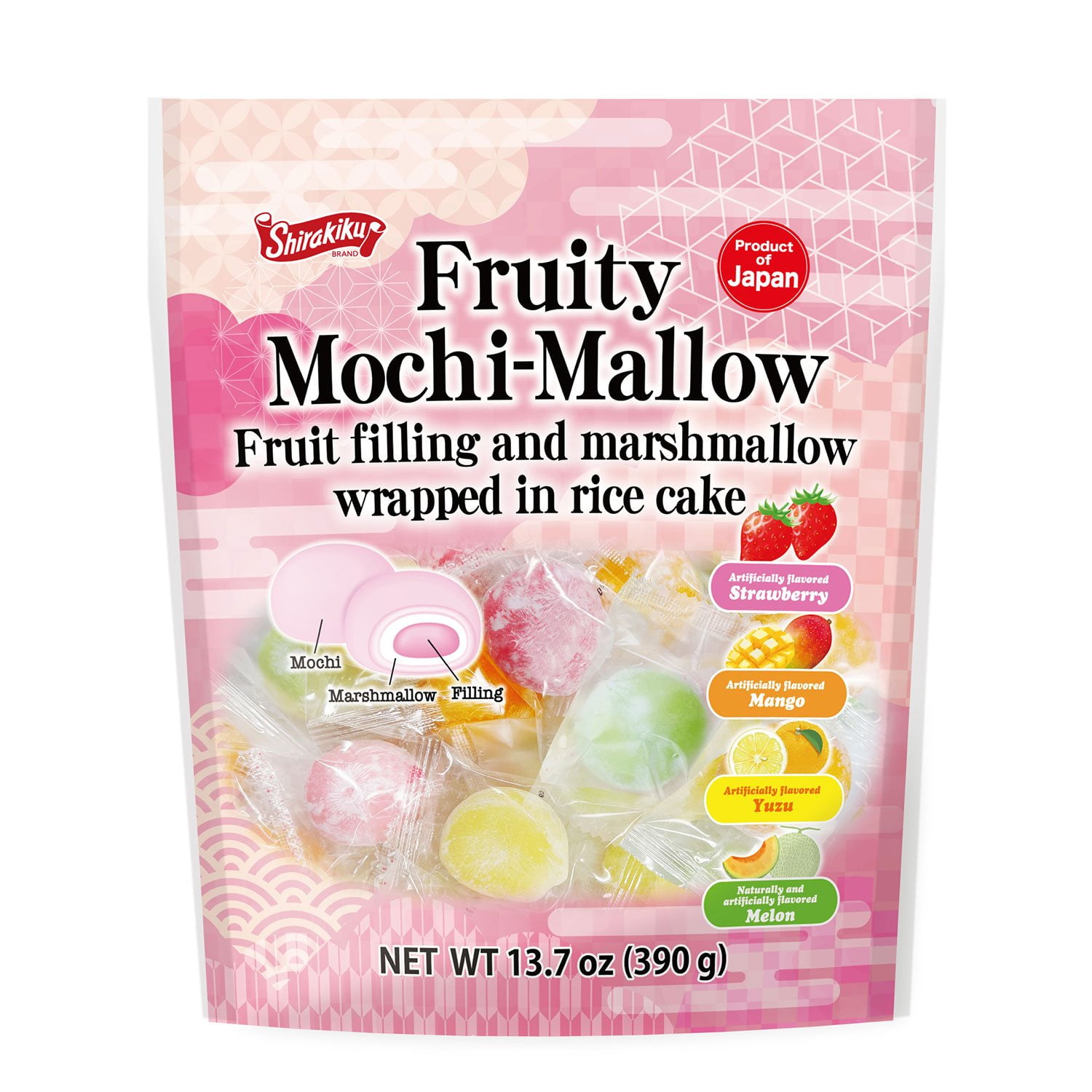 mochiページ Fruity Mochi Mallow, Variety Pack Candy, 13.7 oz. - Samsclub.com