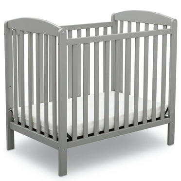 Delta Children Mini Crib with Mattress, Choose Color