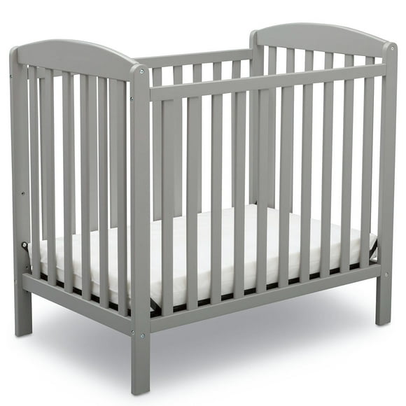 Delta Children Mini Crib with Mattress, Choose Color