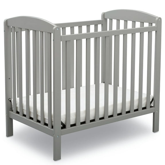 Delta Children Mini Crib with Mattress, Choose Color