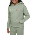 thumbnail image 2 of Champion Girls Logo Fleece Hoodie, 2 of 7