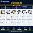 thumbnail image 8 of Westinghouse 5000-Lumen Corded COB LED Work Light with Adjustable U-Bracket Stand, 8 of 8