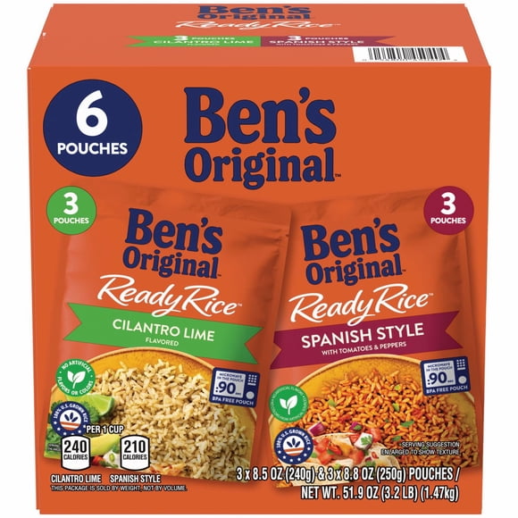 Ben's Original Ready Rice Fiesta Favorites, Variety Pack, 6 pk.
