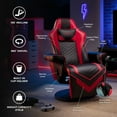thumbnail image 3 of RESPAWN-S900 Racing Style Gaming Recliner Chair, Assorted Colors, 3 of 9