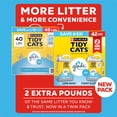 thumbnail image 2 of Tidy Cat Super Jug Twin Pack Multi-Cat Clumping Litter With Glade Clear Springs Scent, 2 Pack, 21 lb. Jug, 2 of 8