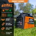 thumbnail image 3 of 4300/3350-Watt Genmax Dual Fuel Lightweight Portable Inverter With CO Sensor, 3 of 8