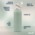 thumbnail image 3 of Ello Pop & Fill 32oz. 2-Pack Stainless Steel Water Bottle with QuickFill Technology (Assorted Colors), 3 of 6