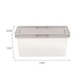 thumbnail image 10 of IRIS USA, Snap Top 17.2 Quart Plastic Storage Box with Gray Lid, 12” W x 17.5” L x 7” H, 8 Piece Set, 10 of 10