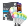 thumbnail image 1 of GE Cync LED 9W (60W Replacement) Smart Home Direct Connect Full Color A19 Smart Bulbs (4 pk.), 1 of 6
