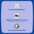 thumbnail image 3 of Sealy 10" Medium Memory Foam Mattress, 3 of 10