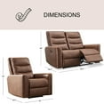 thumbnail image 4 of Bentley 3-Piece Fabric Reclining Set, Assorted Colors, 4 of 16