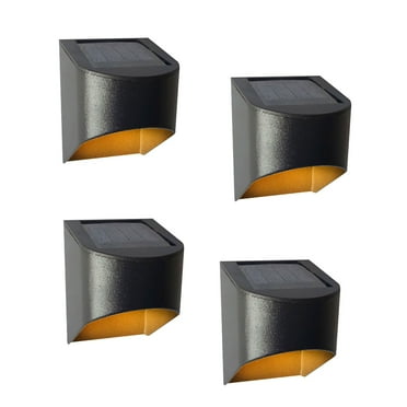 Deck Impressions Aluminum Solar Downcast Deck Lights, 4-Pack