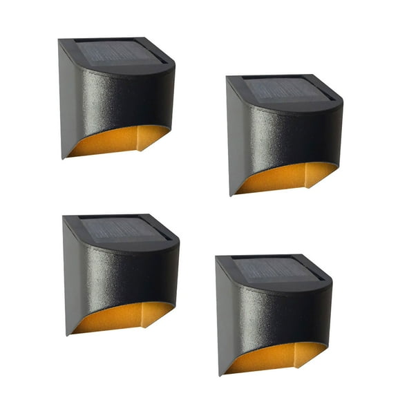 Deck Impressions Aluminum Solar Downcast Deck Lights, 4-Pack