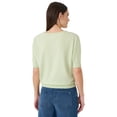 thumbnail image 3 of Sam Edelman Women's Short Sleeve V-Neck Sweater, 3 of 8