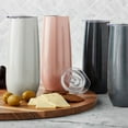 thumbnail image 3 of Member's Mark 14oz. Stainless Steel Insulated Flute Tumblers with Lids, 4 Pack, Choose Color, 3 of 5