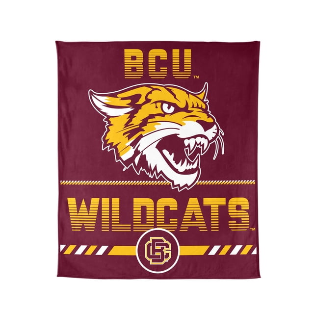 Logo Brands Bethune-Cookman Wildcats 60"x70" Super Plush Blanket