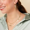 thumbnail image 8 of Herringbone Chain Necklace in 14K Gold, 8 of 9