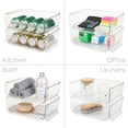 thumbnail image 4 of Smart Design 2-Pack Clear Stackable Bottle Organizer, 4 of 6