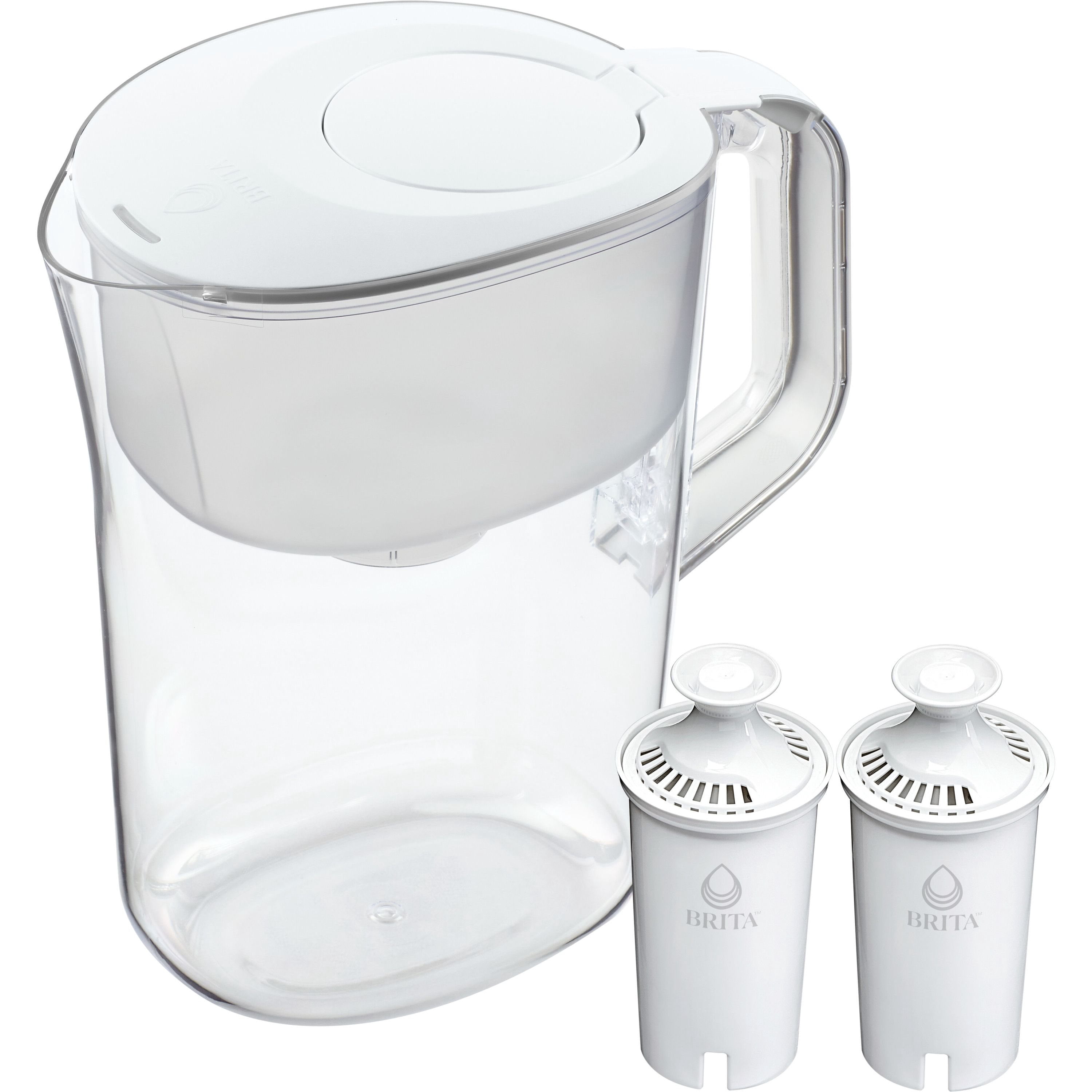 Brita Champlain 10 Cup Water Pitcher, 2 Filters