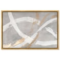 thumbnail image 2 of Spirals in Silver Minimal Canvas Print by Oliver Gal Prints, 2 of 4