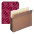 thumbnail image 1 of Smead 3 1/2" Expansion Pocket, Straight Tab, Letter, Manila/Redrope  25ct., 1 of 9