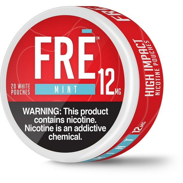 tobacco oral pouches FRE Oral Tobacco Nicotine Pouches, Mint, 12 mg, 20 ct., 5 pk