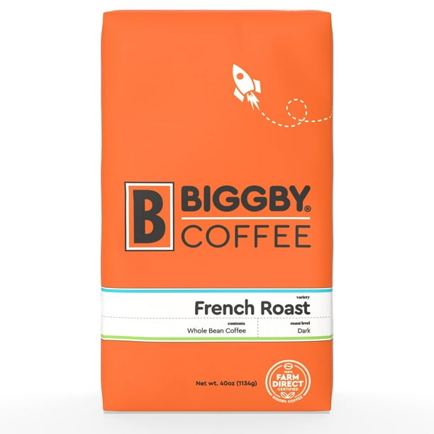 Biggby French Roast Whole Bean Coffee, 40 oz. - Samsclub.com
