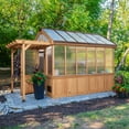 thumbnail image 1 of Backyard Discovery 11'x7' Traditional Cedar Greenhouse - DIY, 1 of 15