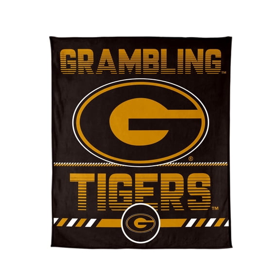Logo Brands Grambling Tigers 60"x70" Super Plush Blanket