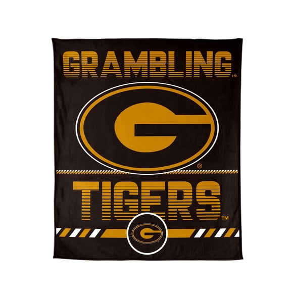 Logo Brands Grambling Tigers 60"x70" Super Plush Blanket