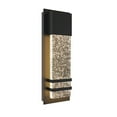 thumbnail image 1 of Cedar Hill 470 Lumen 14-in H Black Hardwired Integrated LED Outdoor Wall Light, 1 of 8